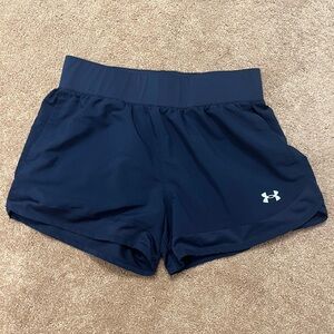 Under Armour Women's Dark Blue Athletic Shorts